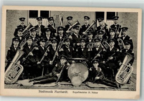Murrhardt Stadtmusik Murrhardt Musikkapapelle Blechinstrumente Leitung Kapellmeister H. Neher