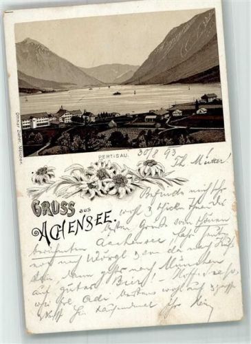 Pertisau 1893 Ottmar Zieher Achensee