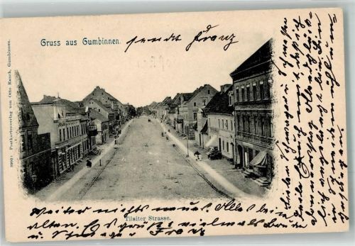 Gumbinnen Gussew 1902 - Tilsitter Straße