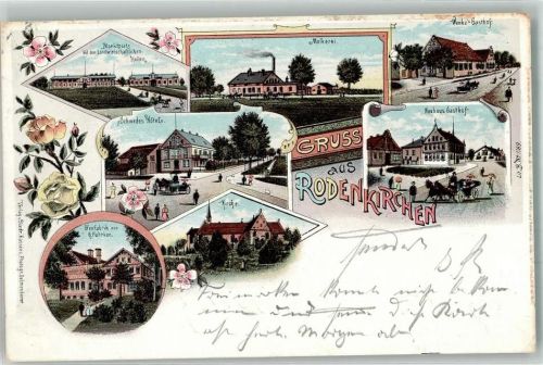Rodenkirchen 1900 Hotel Schmede Molkerei Gasthaus Neuhaus Gasthaus Wenke