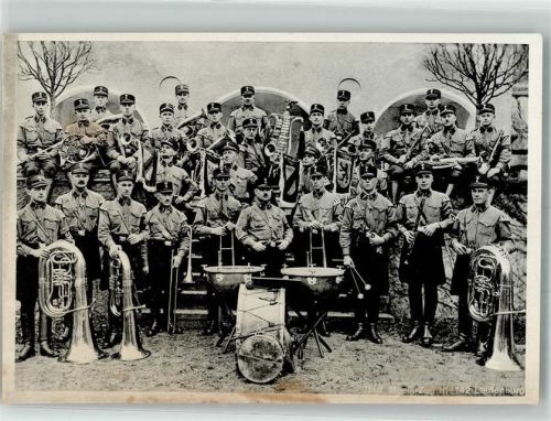 Laufenburg Badischer Musikzug III/142 in Uniform Fotograf Gersbach
