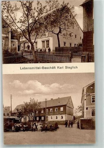 Hinterhermsdorf Lebensmittel-Geschäft Steglich Autobus