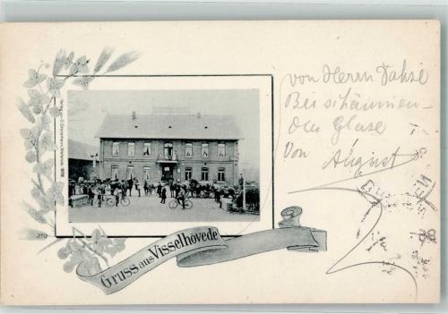 Visselhövede 1898 Hotel Fahrräder Passepartout