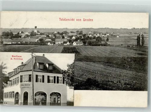 89250 W7913 Senden , Iller 1908 - Kaufhaus Schilling