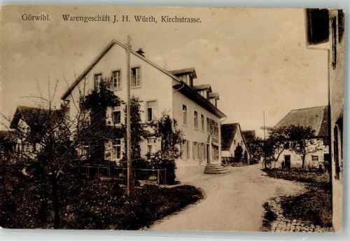 79733 W7883 Görwihl - Warenhandlung Würth Kirchstraße