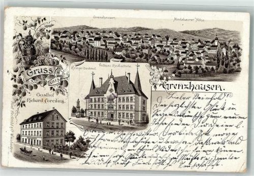 Höhr-Grenzhausen Realschule Gasthaus Corcilius Grenzhausen Montabaurer Höhe