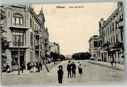 Mlawa 1916 Gartenstraße