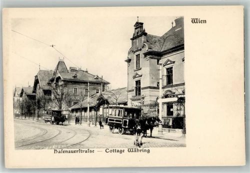 Wien Hasenauerstraße Pferdestraßenbahn