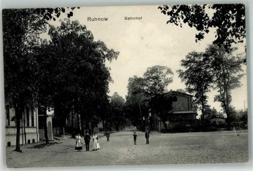 Ruhnow 1915 Bahnhof