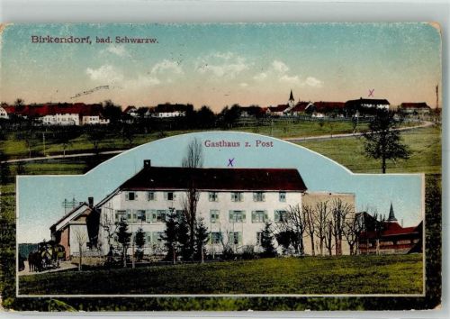 Birkendorf Gasthaus zur Post Postkutsche