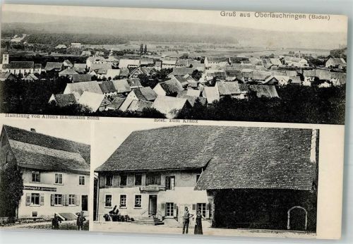 79787 W7898 Oberlauchringen , Kr Waldshut - Handlung Hartmann Sohn Gasthaus zum Kranz