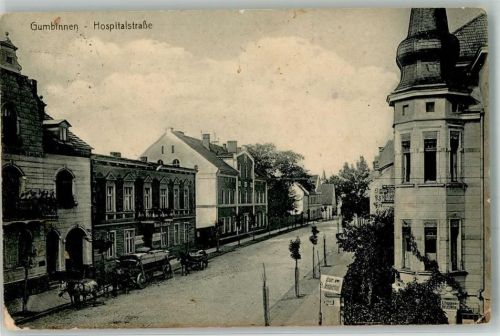 Gumbinnen 1916 Hospitalstraße