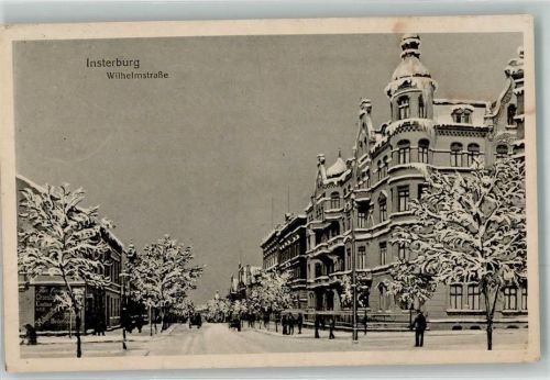 Insterburg 1916 Winter Wilhelmstraße