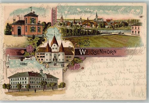 Weißenhorn 1899 Schwimmbad Oberes Tor