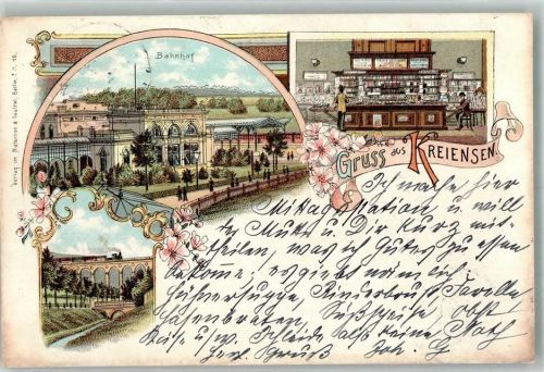 Kreiensen 1898 Bahnhof Eisenbahnbrücke