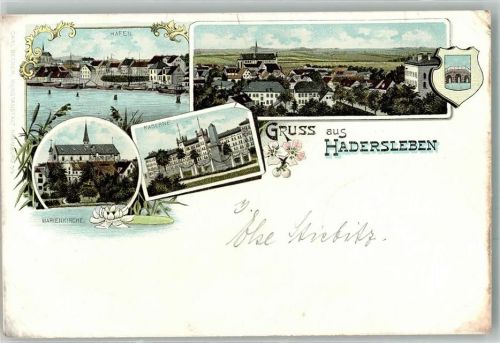 Hadersleben Hafen Marienkirche Kaserne