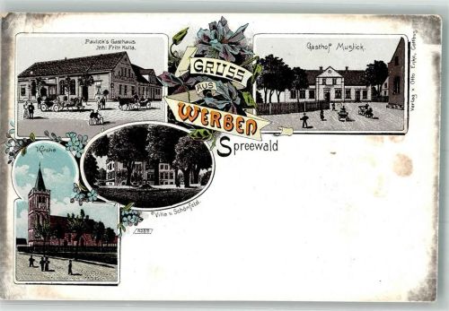 Werben Villa von Schönfeld Gasthaus Paulick Gasthaus Muslick