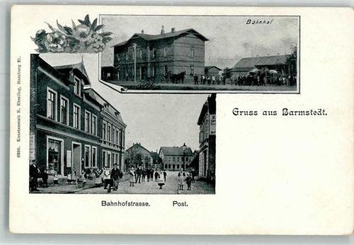 25355 W2202 Barmstedt - Bahnhof Bahnhofstraße Post
