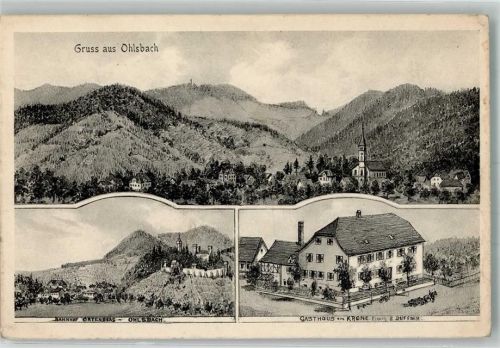 Ohlsbach Bahnhof Ortenberg Gasthaus zur Krone