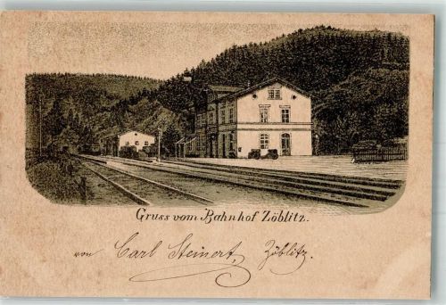 Zöblitz Bahnof Zöblitz Bahnsteig