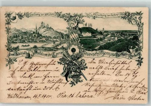 Kraiburg 1900 350 jähriges Jubiläum d. K. priv. Feuerschützengesellschaft Kraiburg 1899