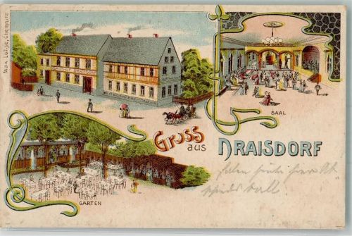 Draisdorf 1919 Gasthaus Draisdorf Ballsaal Garten