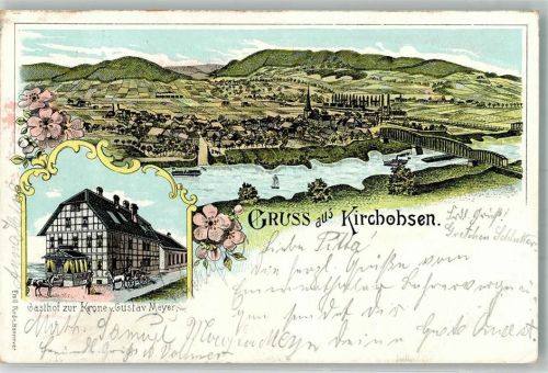 Kirchohsen 1912 Gasthaus zur Krone
