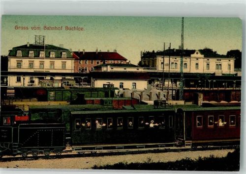 86807 W8938 Buchloe 1909 - Bahnhof Buchloe