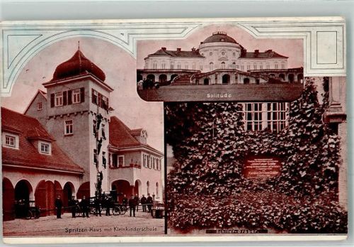 Gerlingen Schloß Solitude Schiller-Gräber Spritzenhaus Kleinkinderschule