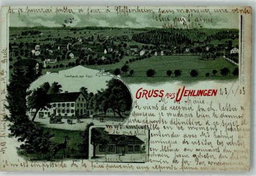 Ühlingen 1903 Gasthaus zur Post