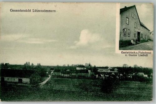 Lützensömmern Posthilfstelle Lützensömmern Gasthaus-Metzgerei Liedloff