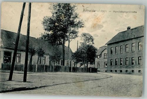 Haldensleben 1923 Althaldensleben Hundisburgerstraße Inflationsporto
