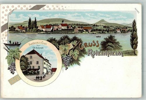 Rheinheim Gasthaus zum Engel Fährboot