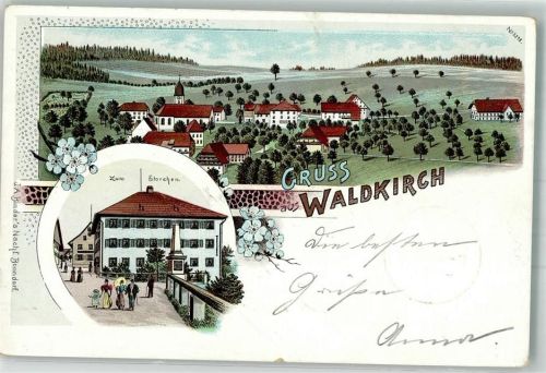Waldkirch 1900 Gasthaus zum Storchen