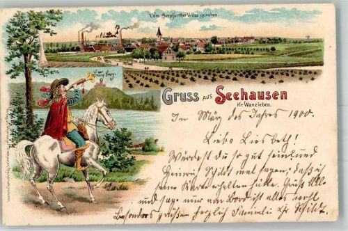 Seehausen 1900 Trompeter Schimmel Am Ampfurther Weg