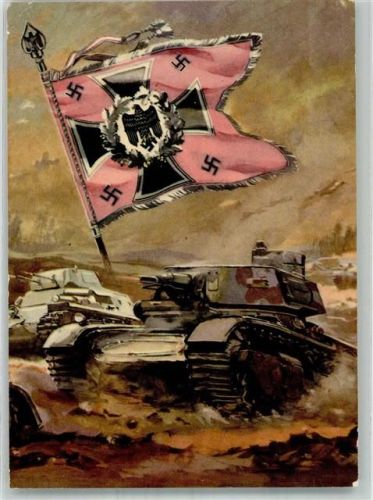 1941 sign. Mundorff Wehrmacht Panzer