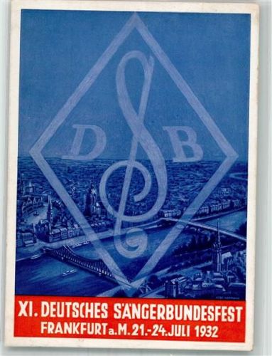 Frankfurt 1932 XI Sängerbundesfest