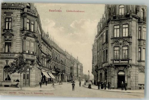 Saarlouis 1909 Lisdorferstraße Gasthaus Kaiserhof