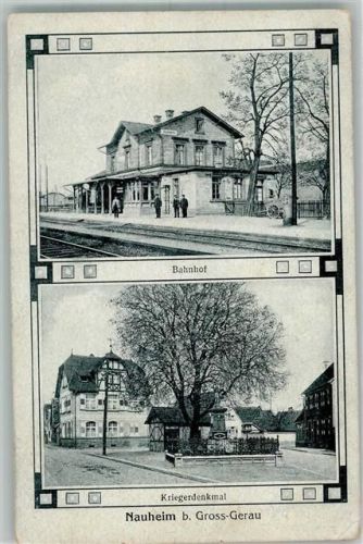 Nauheim Bahnhof Kriegerdenkmal