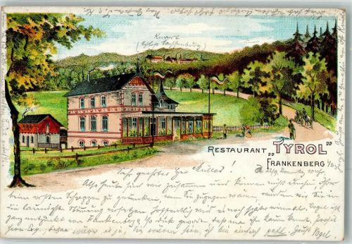 Frankenberg 1901 Gasthaus Tyrol