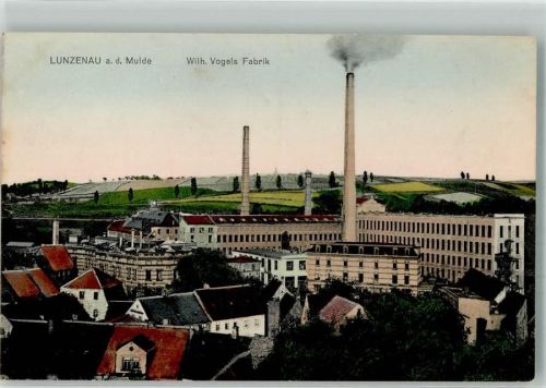 09328 O9293 Lunzenau 1910 - Fabrik Wilh. Vogel