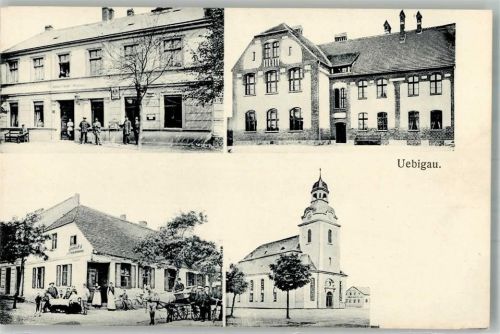 Uebigau Gasthaus Fuhrwerk Nikolaikirche