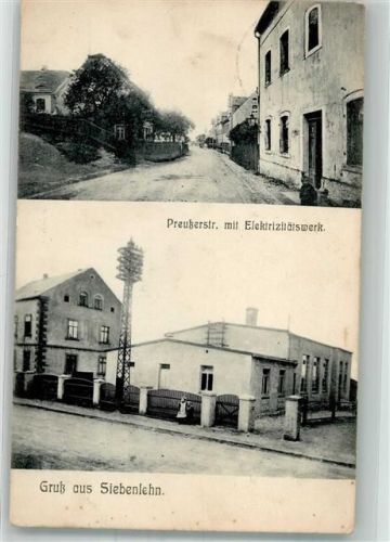 09603 O9201 Siebenlehn 1912 - Preußerstraße Elektrizitätswerk