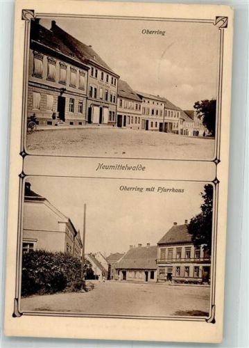 Neumittelwalde 1916 Oberring Pfarrhaus