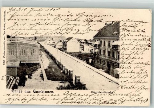 Gumbinnen 1901 Dragoner Straße