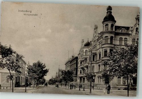 Insterburg 1915 Wilhelmstrasse Feldpost WK I