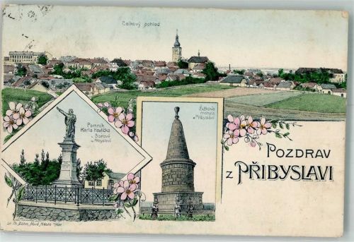 Pribyslav Primislau Foto AK Denkmal Karl Havlicka