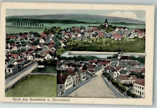 Griesheim 1915 Dorfstraße