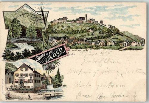 Aach 1899 Aach-Quelle Gasthaus Pfeiffer
