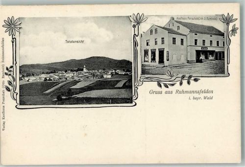 Ruhmannsfelden 1917 Kaufhaus Ponschab